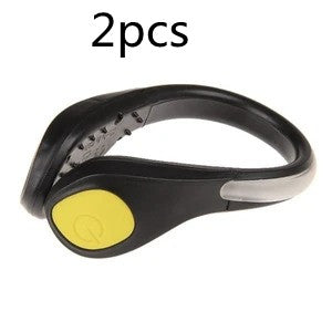 LED shoe clip lights – Yellow (2-pack)