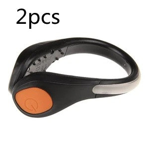 LED shoe clip lights – Orange (2-pack)