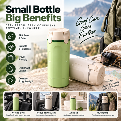 4-in-1 Leak-Resistant Travel Toiletry Dispenser
