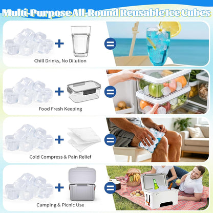 380 Pack Reusable Ice Cubes