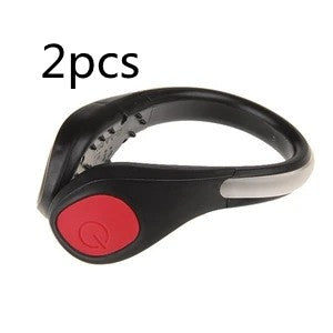 LED shoe clip lights – Red (2-pack)