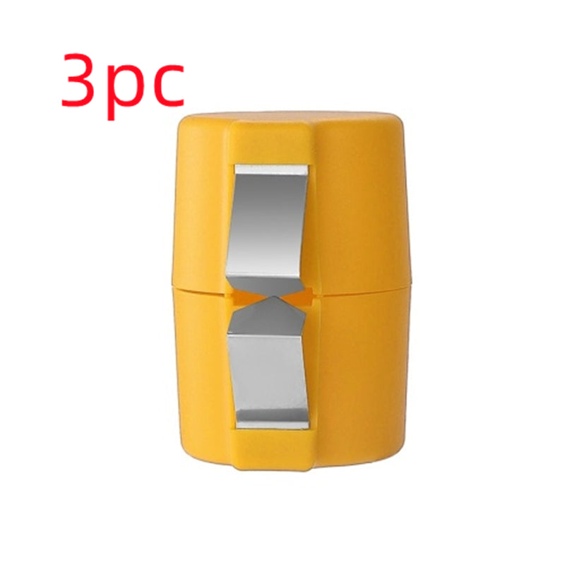 Egg cracker tool in yellow