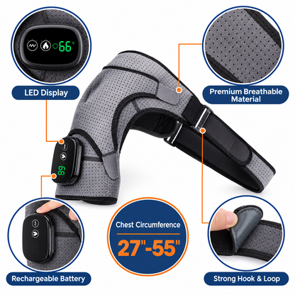 Portable Shoulder Massager with Heat Therapy