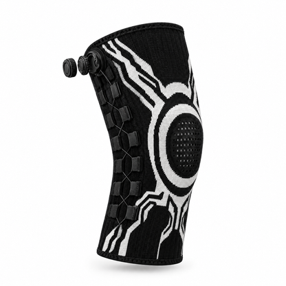 Dial knee sleeve in black