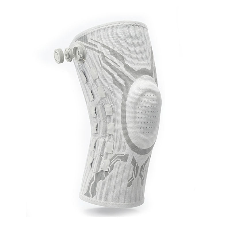 Dial knee sleeve in white