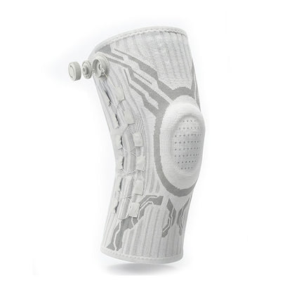 Dial knee sleeve in white